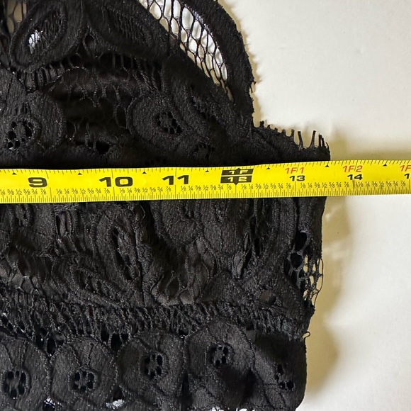 Francesca Collections Top  Black Lace‎ Bralette Sz Large - Picture 5 of 5
